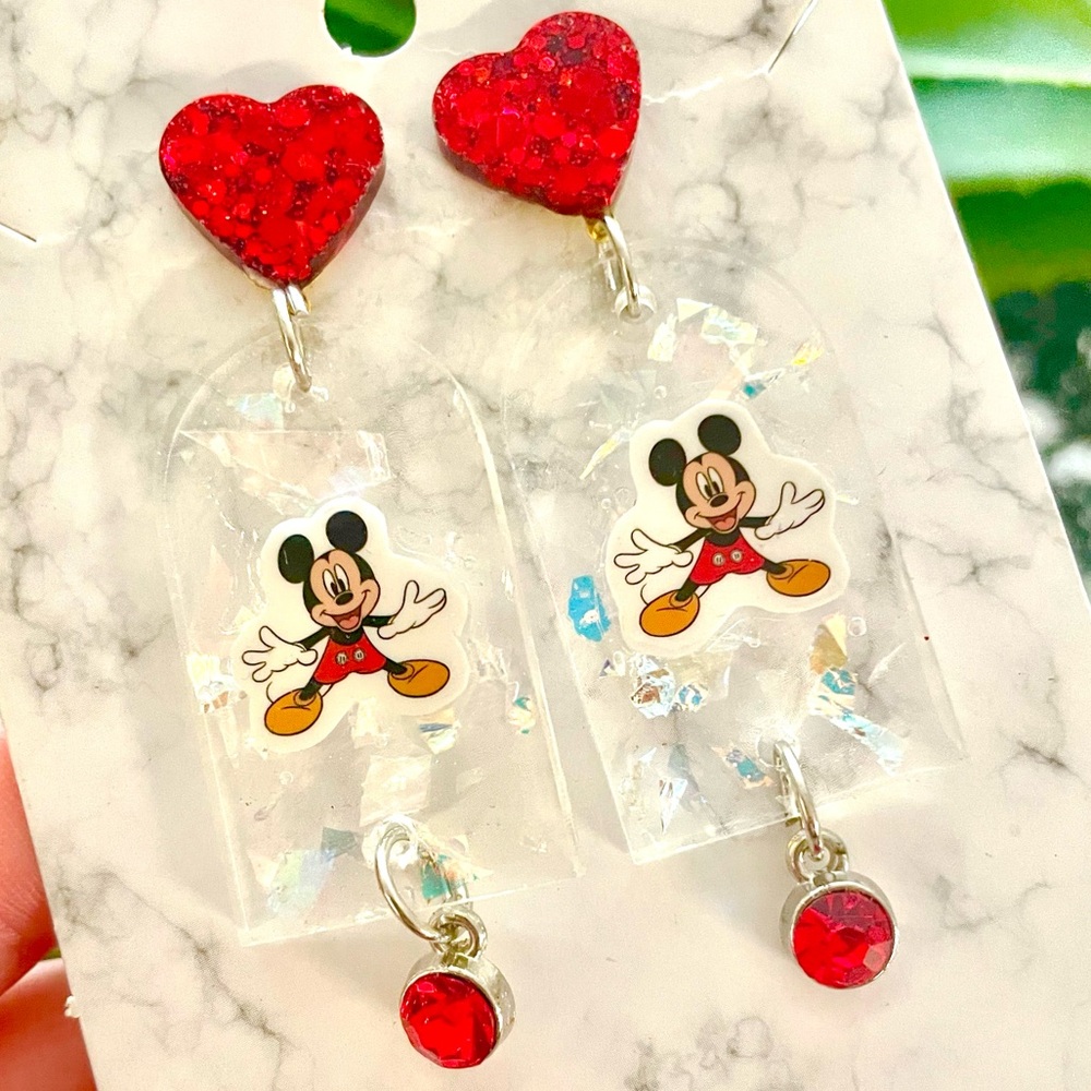 Mickey Mouse Acrylic Earrings